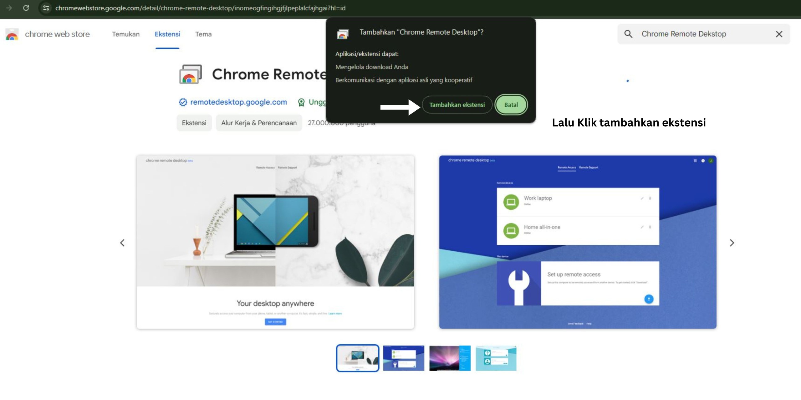 chrome remote desktop