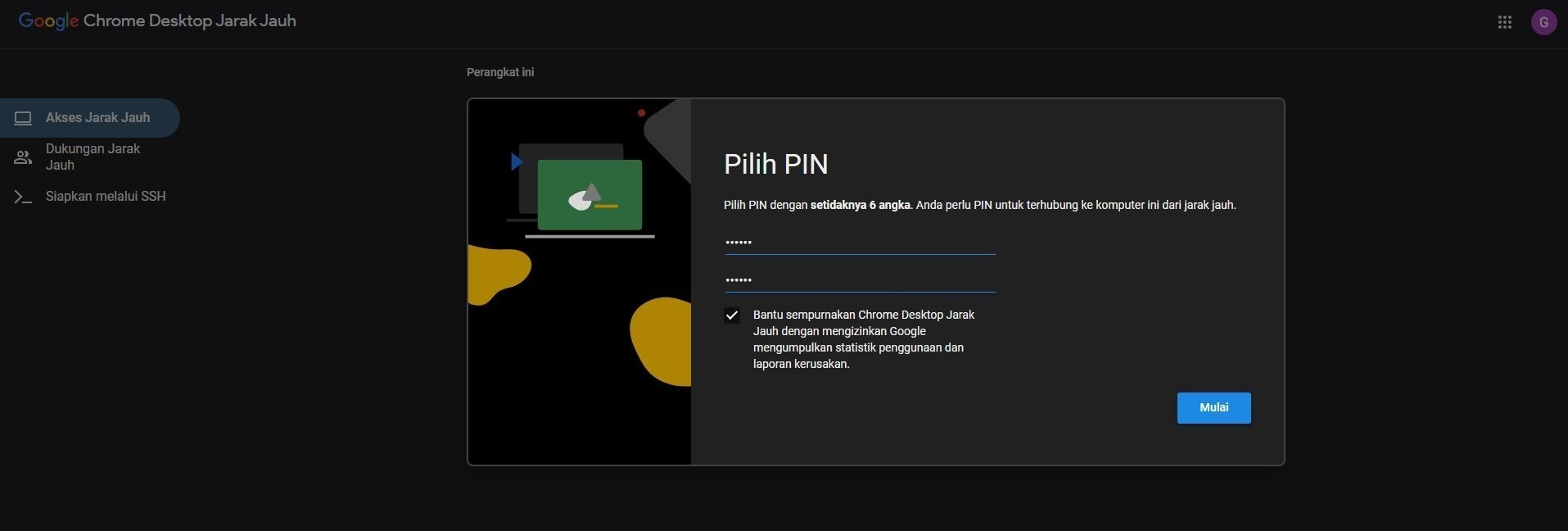 chrome remote desktop