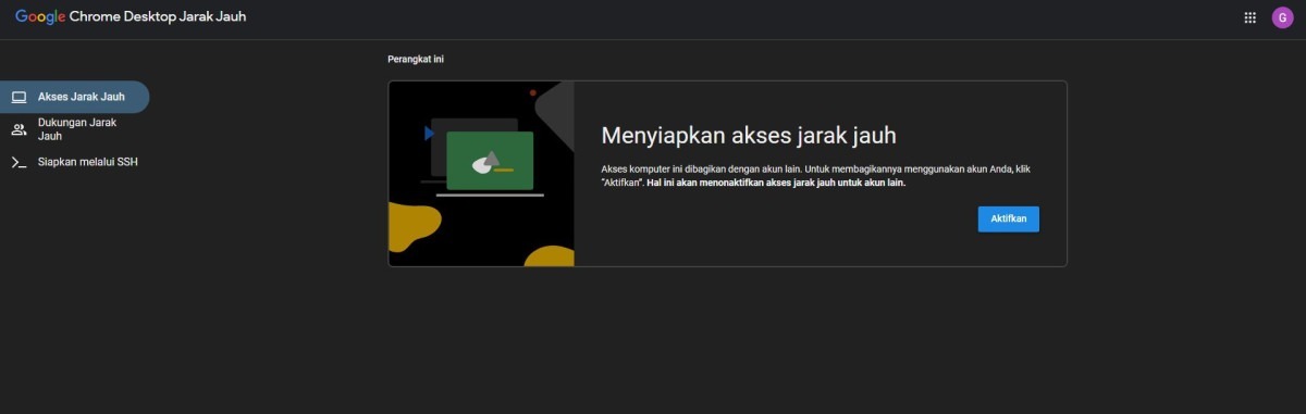 chrome remote desktop