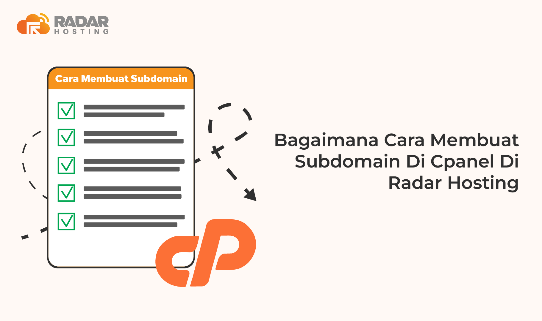 cara membuat subdomain