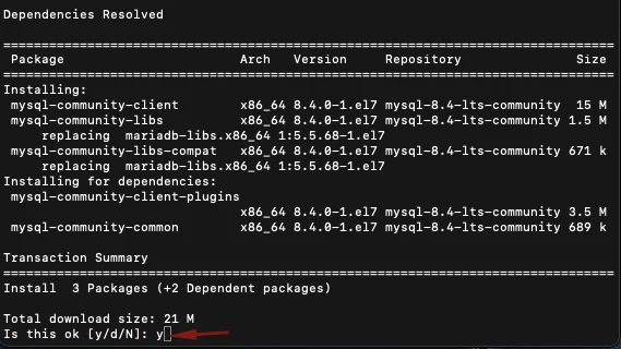 Cara Install Mysql CentOS7