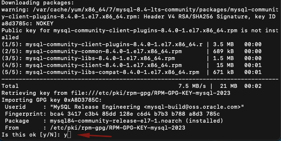 Cara Install Mysql CentOS7